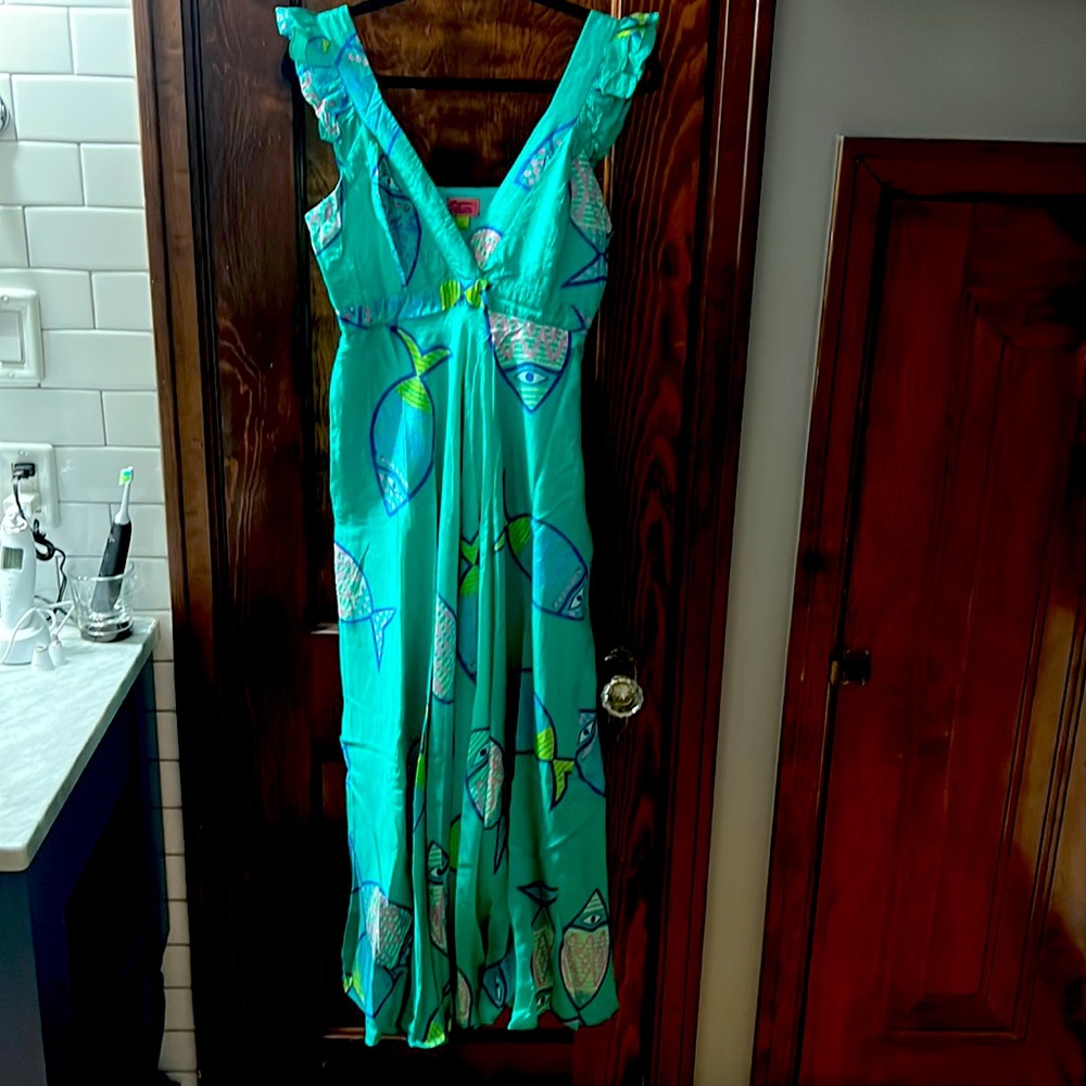 Gorgeous Jade Green maxi dress from Anthropologie. New without tags, never worn!